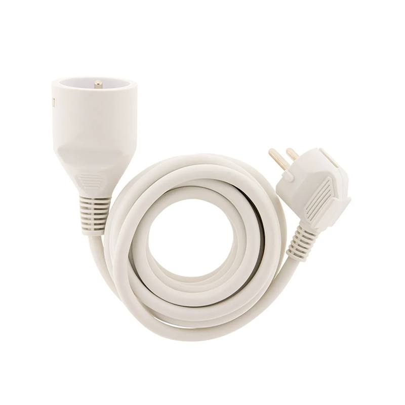 Rallonge Zenitech 16a 5m Blanche