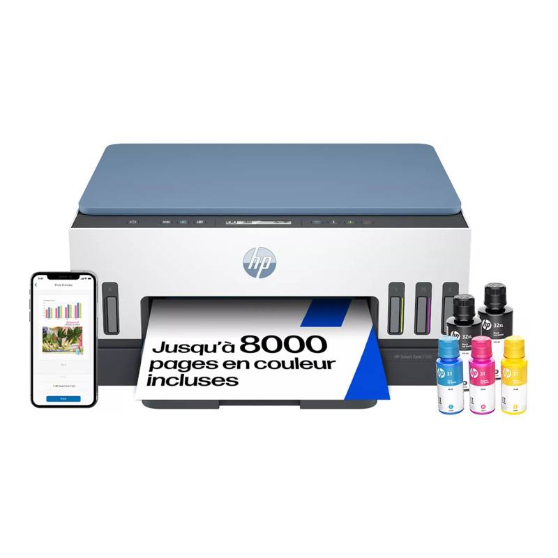 Imprimante Hp Smart Tank 7006 Multifonction A Reservoir