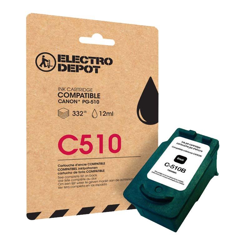 Cartouche Dencre Electro Depot Compatible Canon C510 Noir