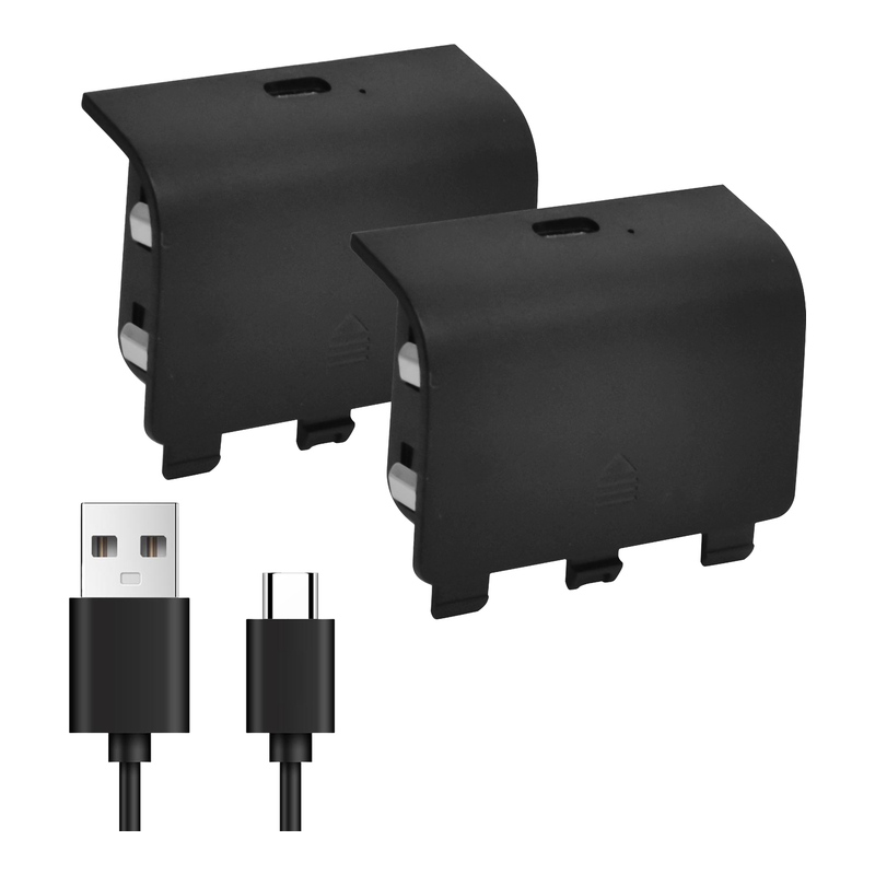 Lot De 2 Batteries Onlan Pour Manette Xbox