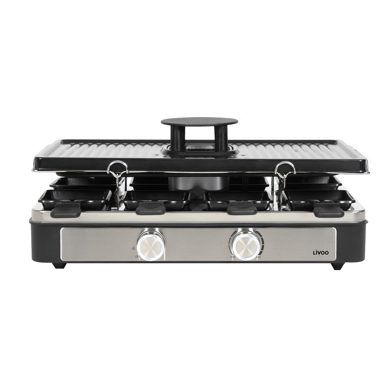 Appareil à Raclette Livoo 8P Smokeless - Doc372N