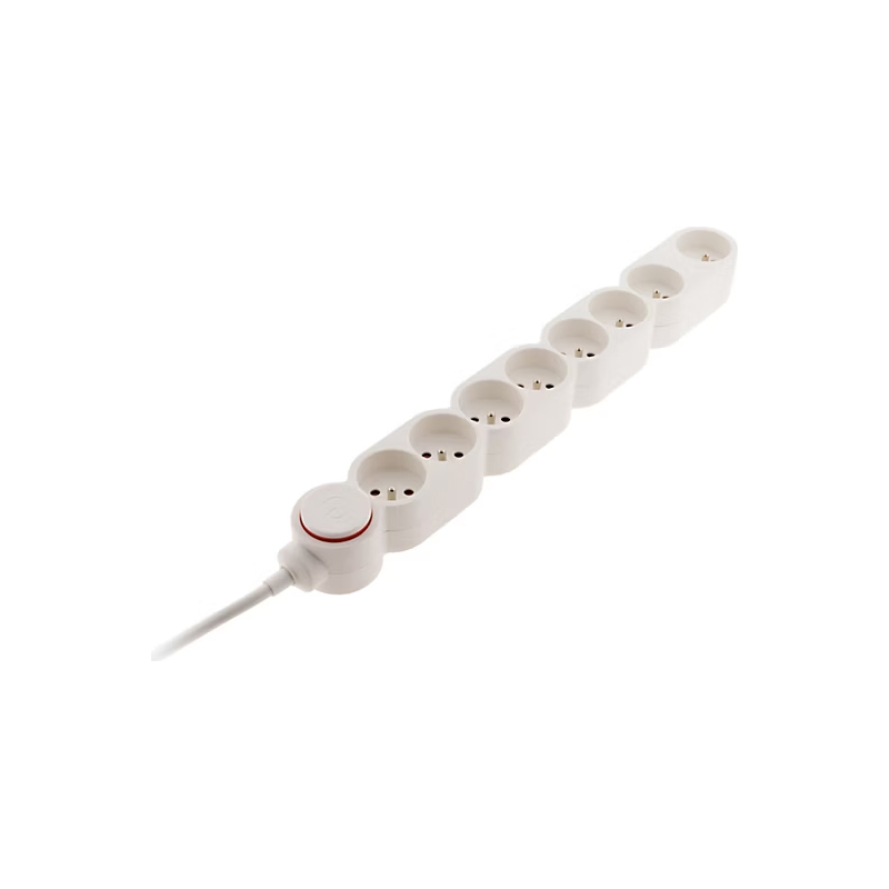 Mulriprise Zenitech 8 Prises Avec Interrupteur