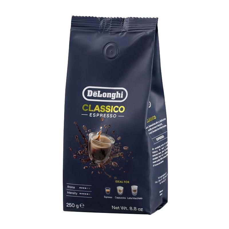 Cafe Grains Delonghi Classico 250G Pour Broyeurs Et Robots Cafe