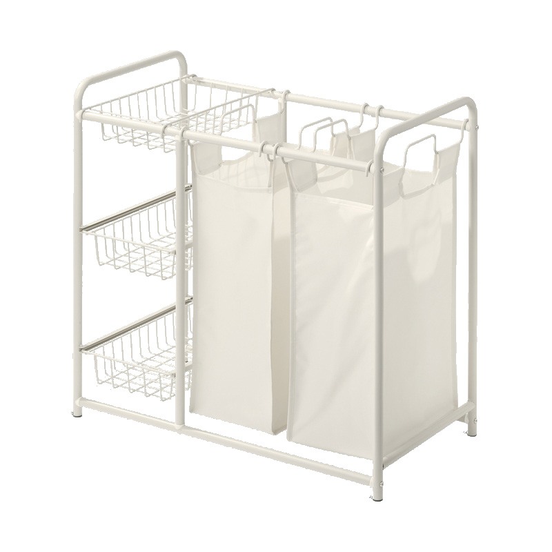 Rangement etagère + Paniers À Linge 45l