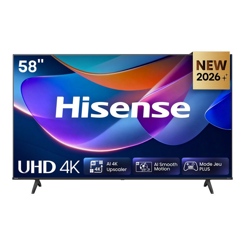 TV UHD 4K 58" Hisense 58A6S