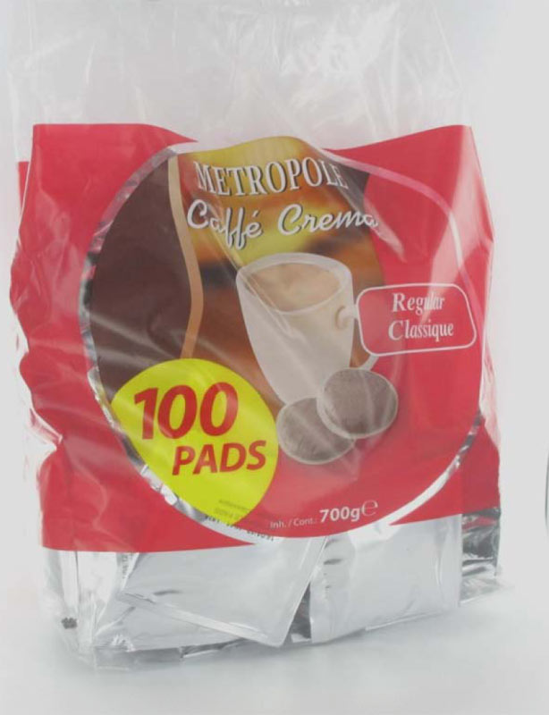 Dosettes De Cafe Metropole Classique X100