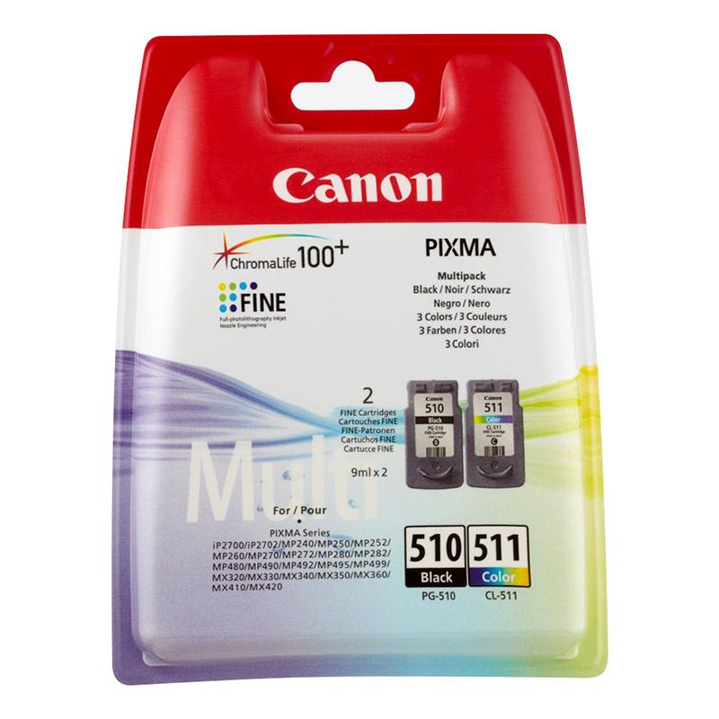 Multipack Canon Pg-510 + Cl-511