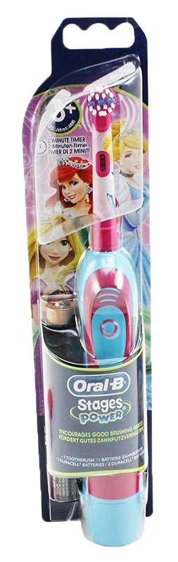 Brosse À Dents electrique À Piles Oral-b Stages Power Cars Ou Princesses