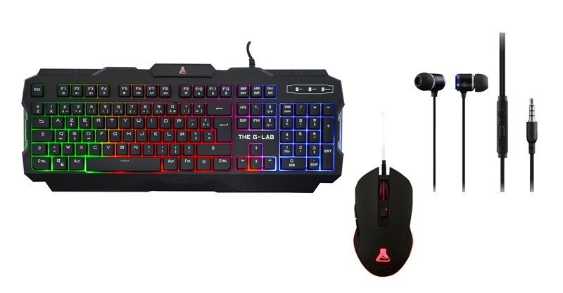 Pack Gaming The G-lab Combo Helium