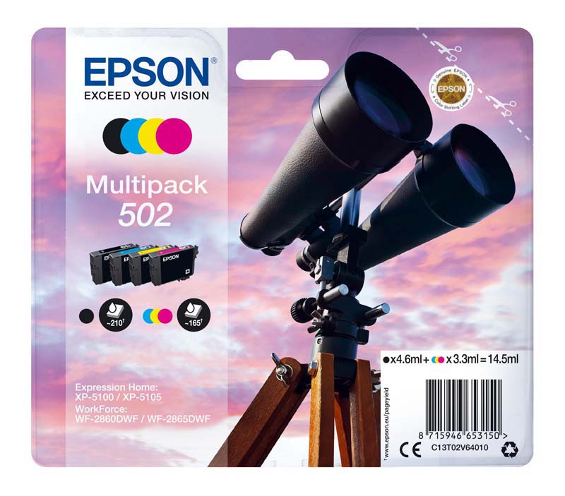 Cartouche D'encre Multipack Epson Ncmj502 Jumelles