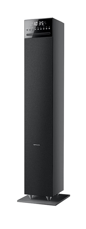 Enceinte colonne hifi - muse m-1350btc - 180w - usb bluetooth cd radio fm  entrées aux rca-jack - réveil - télécommande - Conforama