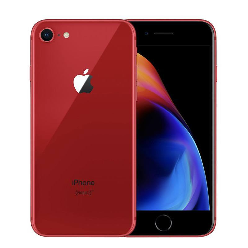 Apple Iphone 8 64go Rouge Reconditionne Grade eco + Coque