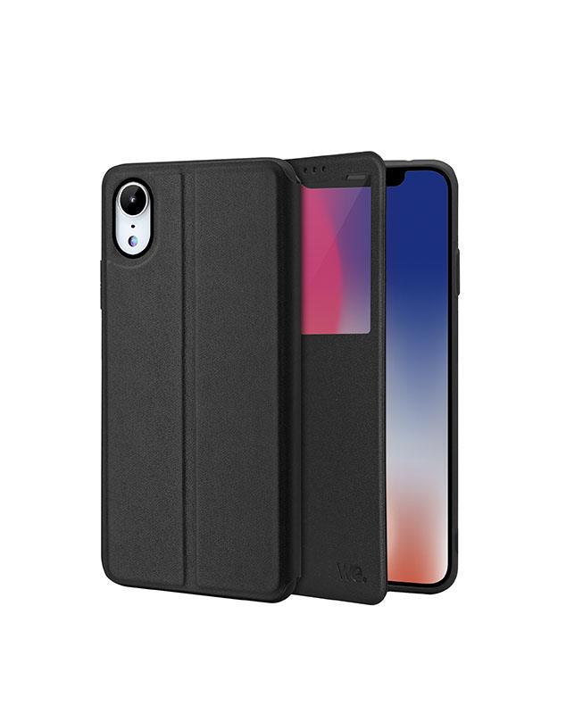 Folio WE Galaxy A70 noir + fenêtre