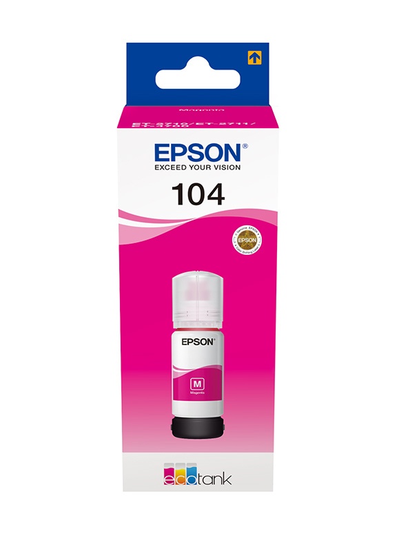 Encre Epson T104 Ecotank Magenta - 65ml