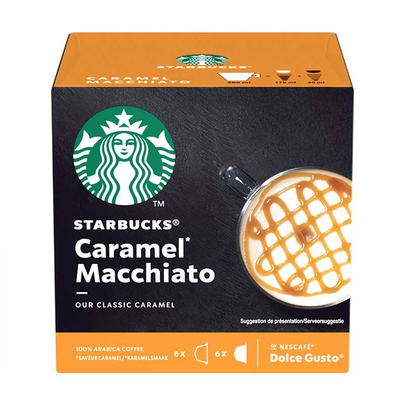 Capsules Starbucks® By Nescafe® Dolce Gusto® Caramel Machiatto X 12