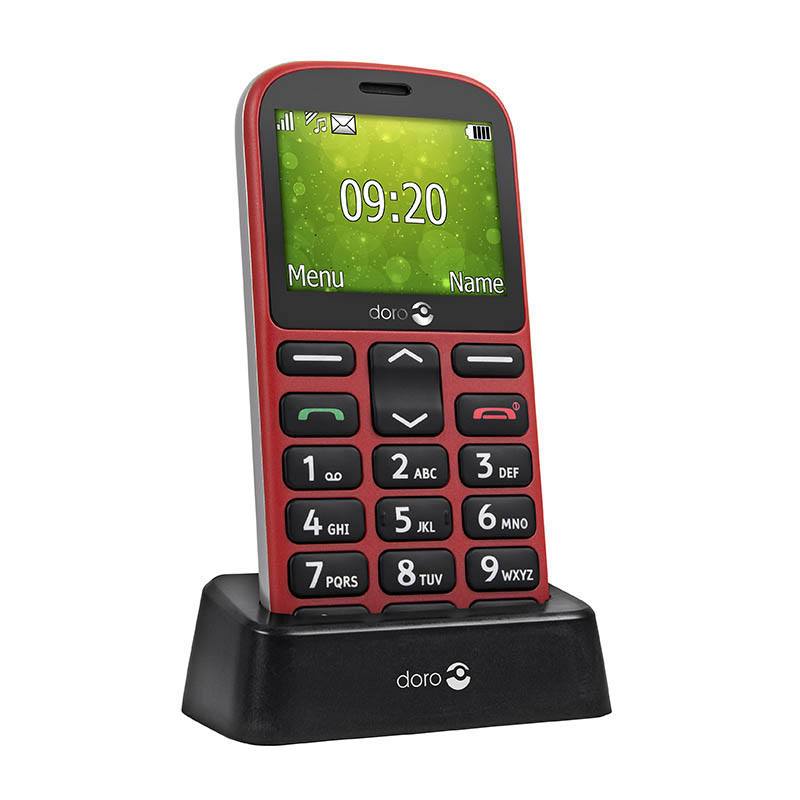 Mobile Senior Doro 1350 Rouge