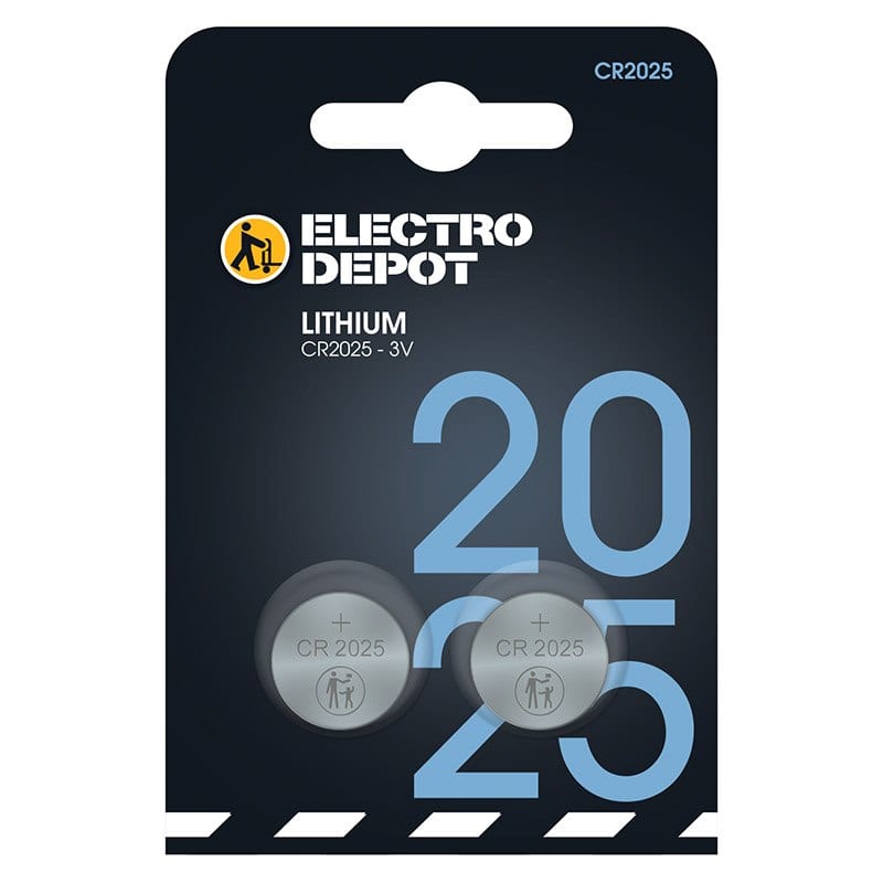 Pile Electro Depot Cr2025 X2 Lithium