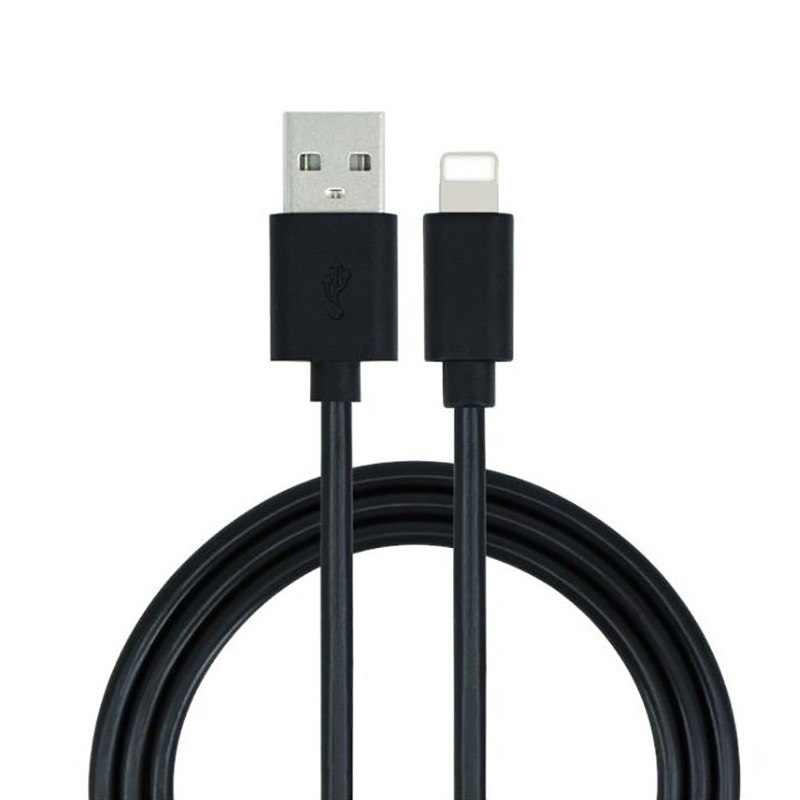 CÂble Synchro/charge Lightning Edenwood 2,5m Noir Certifié Apple