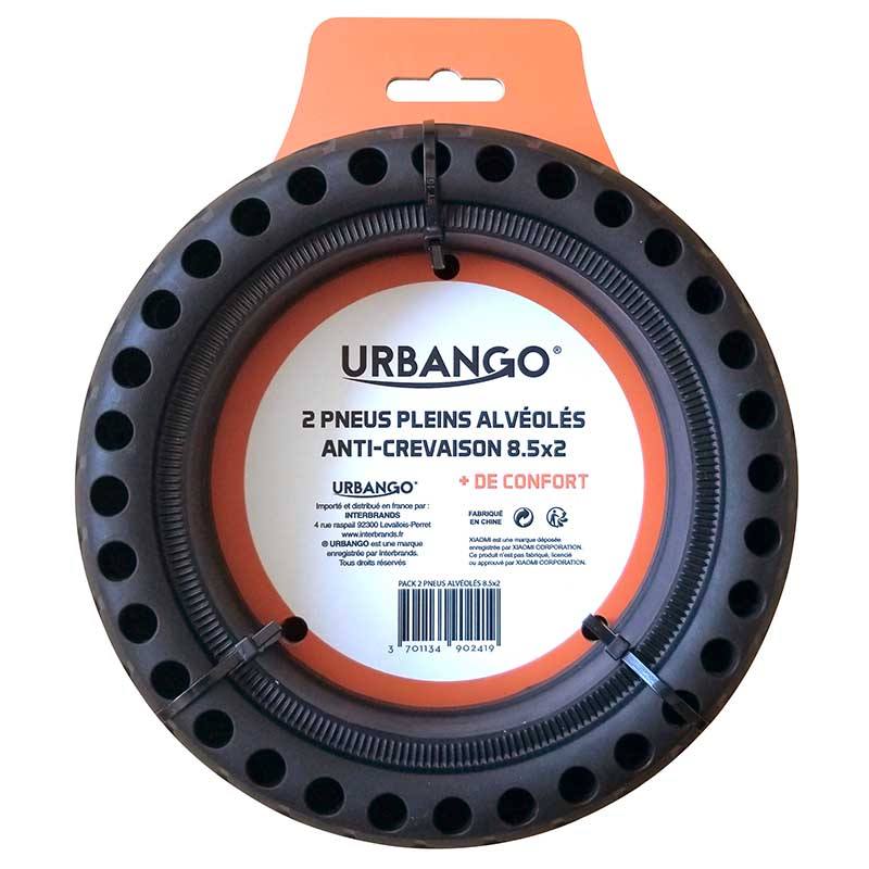 Pneu Pleins Alveoles Urbango Lot De 2 - 8.5