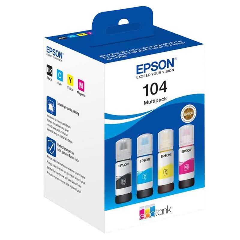 Epson 104 Multipack 4 Couleurs (cyan, Magenta, Jaune, Noir)