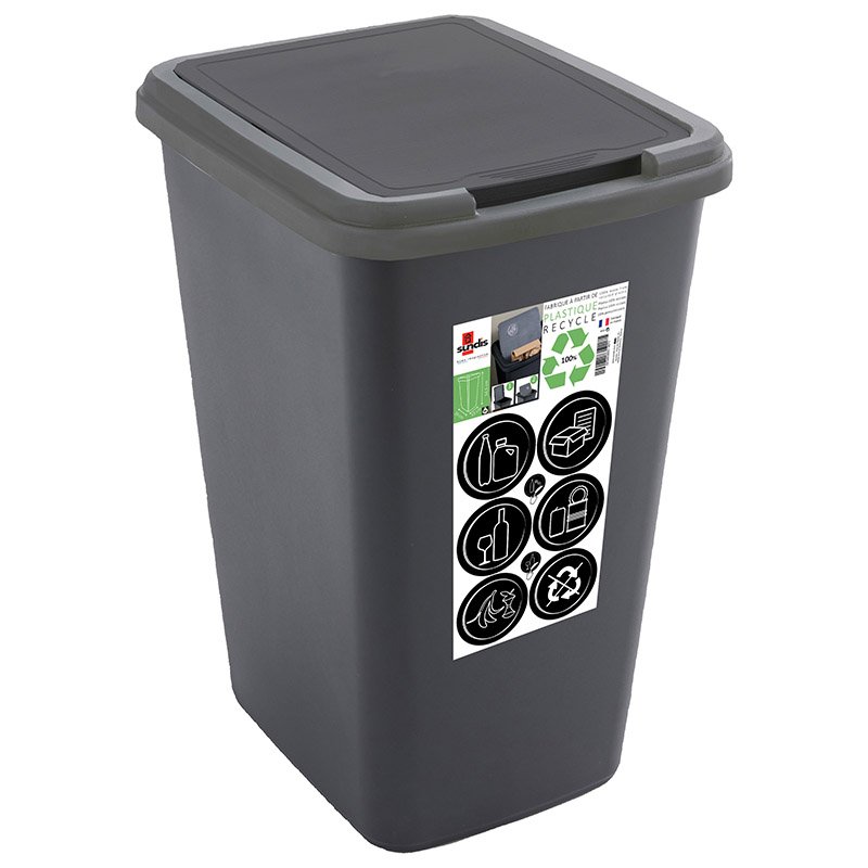 Poubelle Green Bin 50l Plastique 100% Recycle
