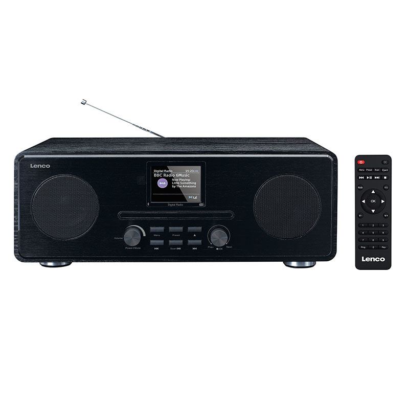 Micro-chaîne Hifi Lenco Dar-061bk Dab+