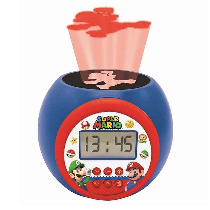 Réveil Enfant Lexibook Boule Super Mario Projecteur