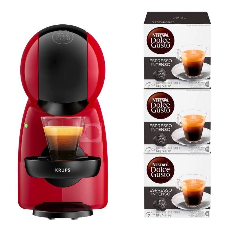 Expresso Krups Dolce Gusto Yy4580fd Piccolo Xs Rouge + 3 Boites