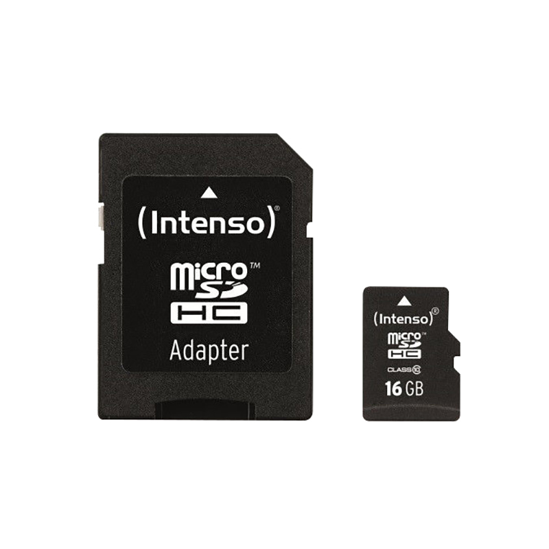 Carte Micro Sd Intenso 16go + Adaptateur