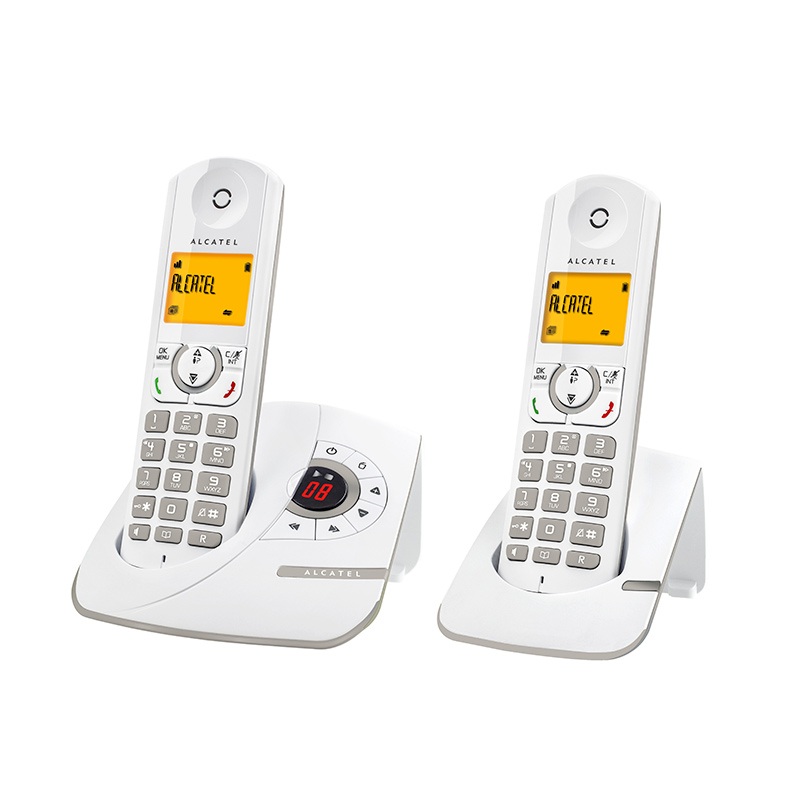 Téléphone Duo Avec Répondeur Alcatel F330 Voice Gris