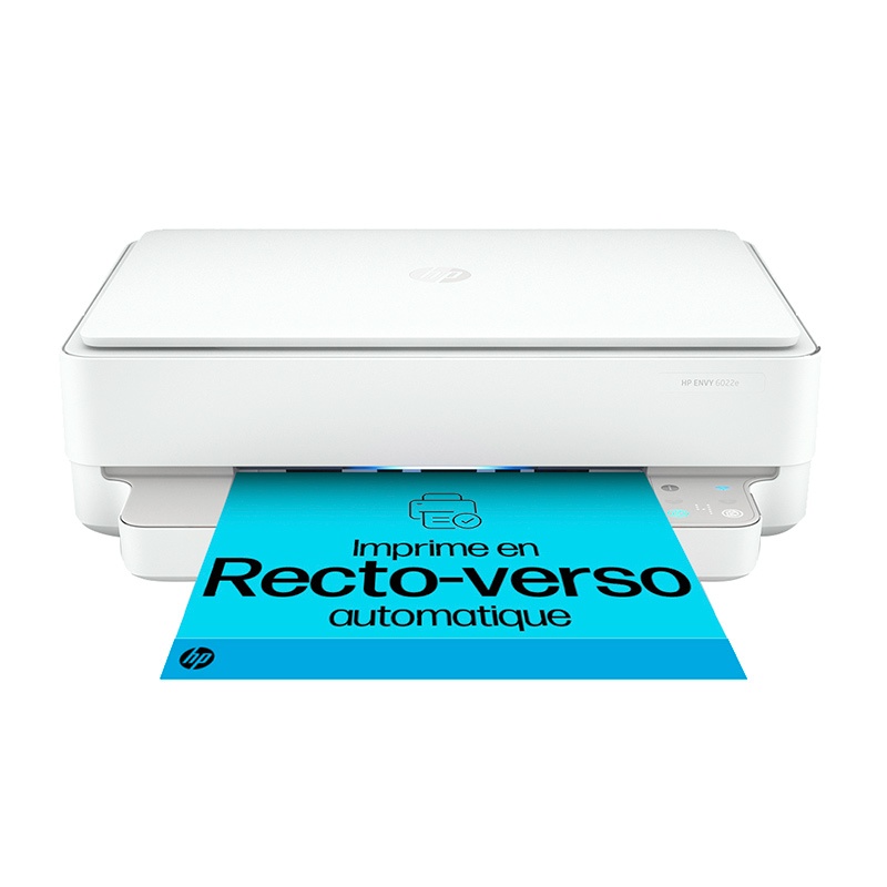 Imprimante Hp Envy 6022e Multifonction Jet D'encre Couleur Copie Scan - 6 Mois D' Instant Ink Inclus