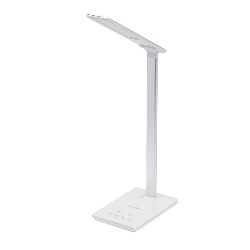 Lampe de bureau led sans fil avec detecteur mouvement rechargeable usb  blanc - Conforama