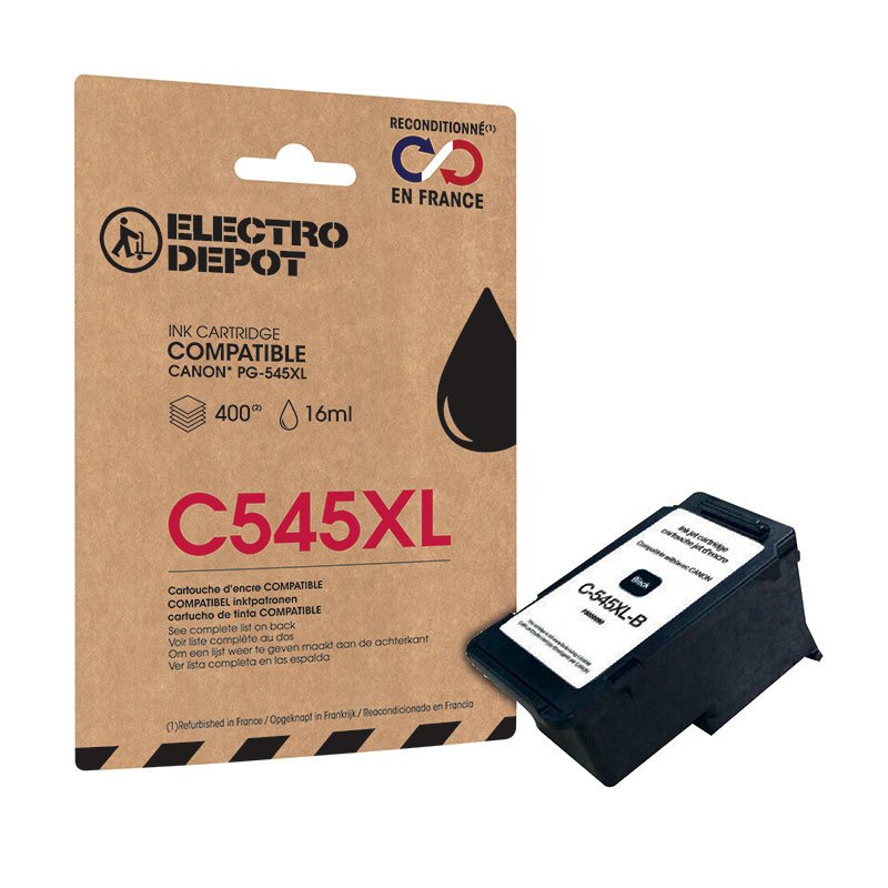 Cartouche D'encre Electro Depot Compatible Canon C545 Noir Xl