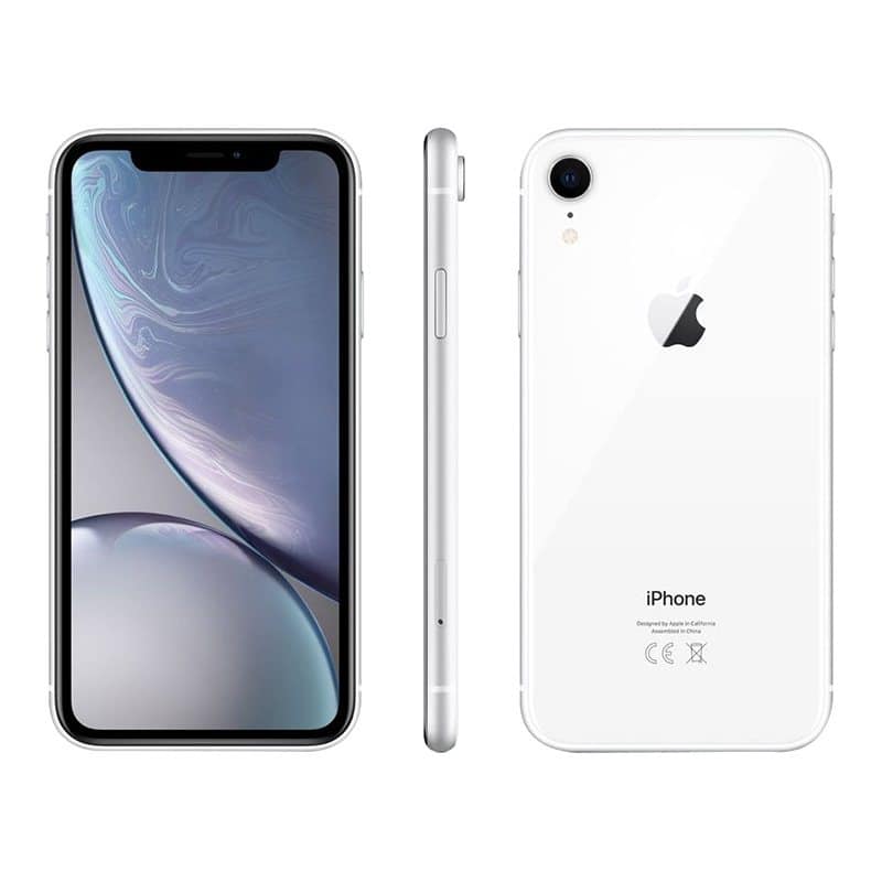 Apple Iphone Xr 64go Blanc Reconditionne Grade eco + Coque