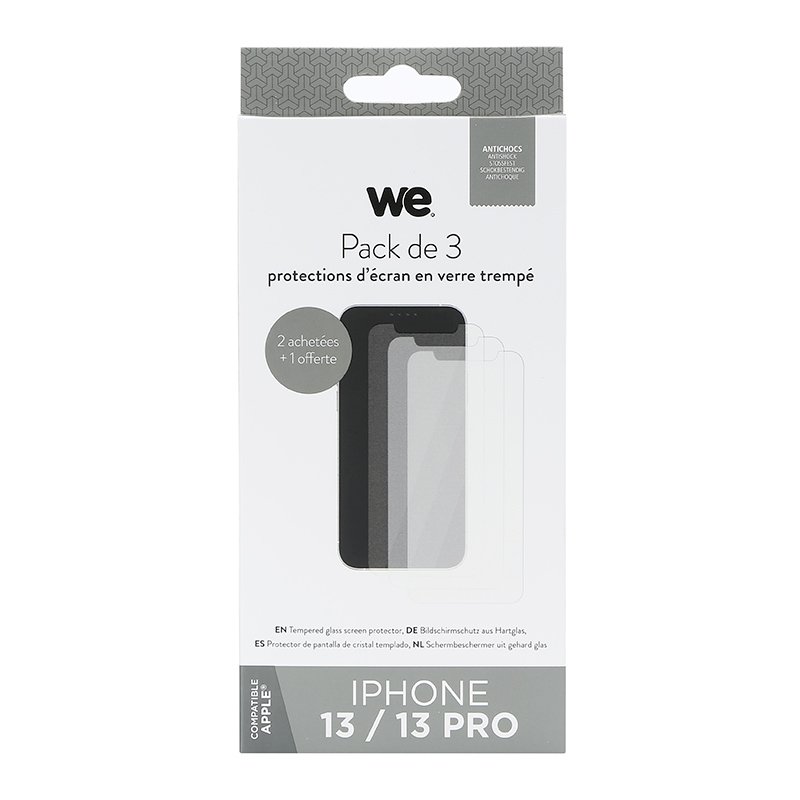 Pack We 3 Verres Trempes Iphone 1313 Pro