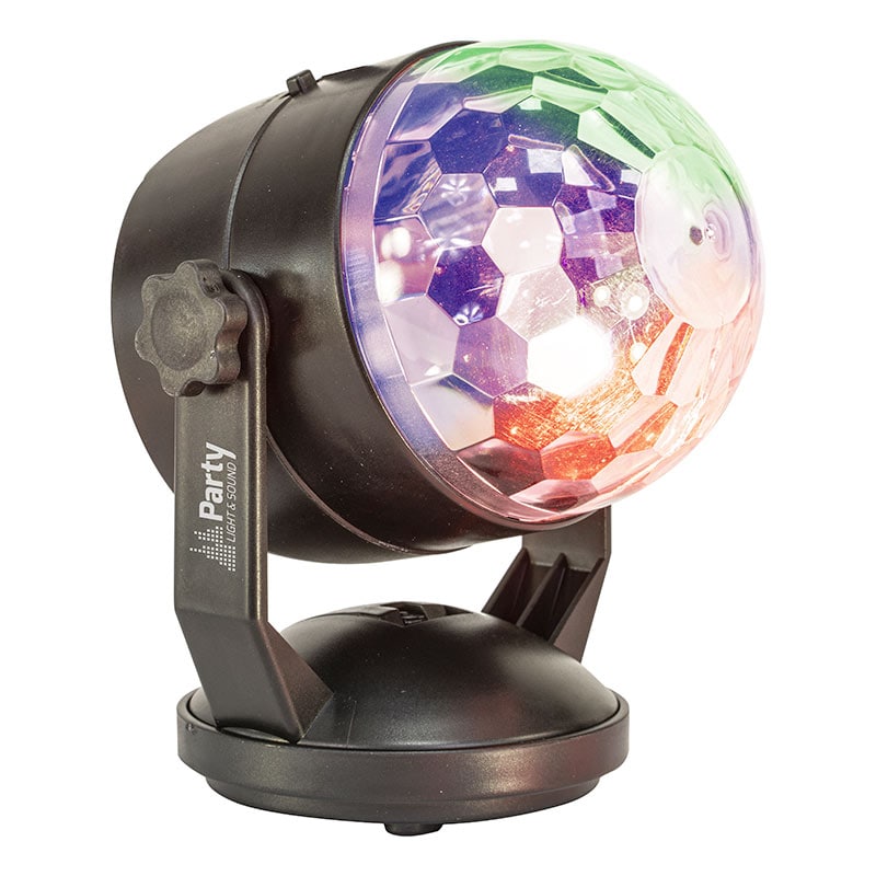 Lampe spot Jeux de lumière Soirée Boule Facette Eclairage LED Disco music  fête