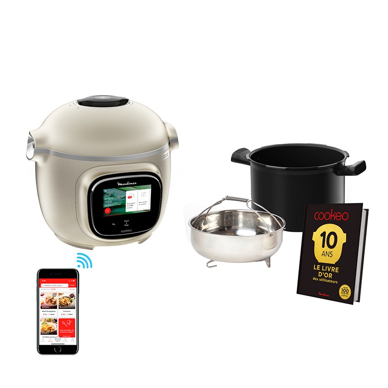 Multicuiseur Moulinex Cookeo Touch Wifi Recettes Illimitees - Edition Limitee