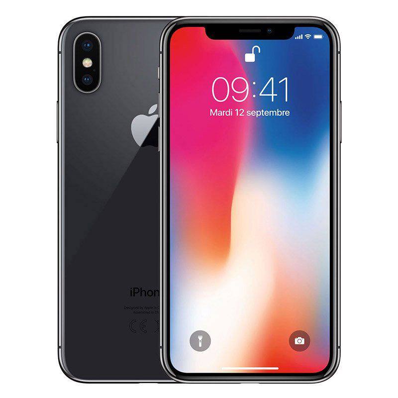 Apple Iphone X 64 Go Sideral Grey Reconditionne Grade eco + Coque