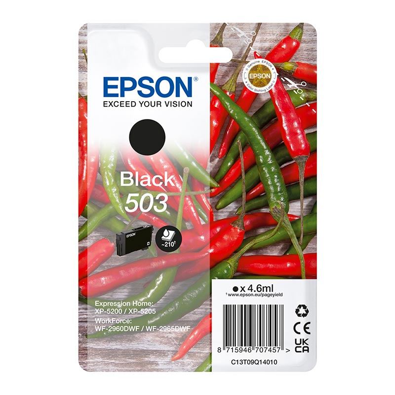 Cartouche Epson 503 Piment Noir
