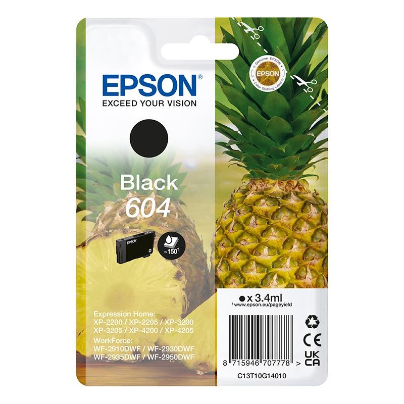 Cartouche Epson 604 Ananas Noir