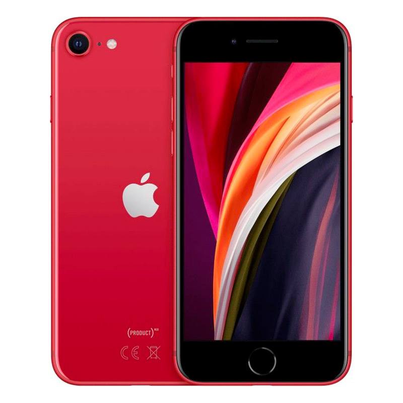 Apple Iphone Se 2020 64 Go Rouge Reconditionne Grade eco + Coque