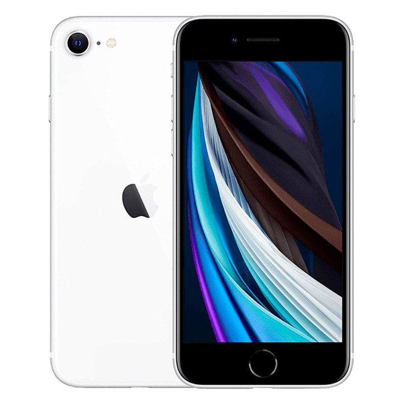 Apple Iphone Se 2020 64 Go Blanc Reconditionne Grade eco + Coque
