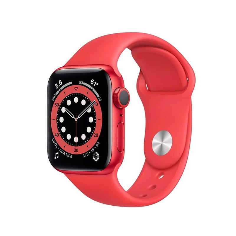 Montre Connectee Apple Watch Series 6 44mm Rouge Reconditionnee Grade A+