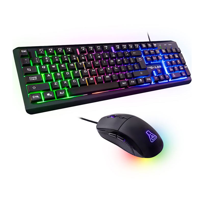 Pack Gamer Clavier + Souris The G-lab Iridium