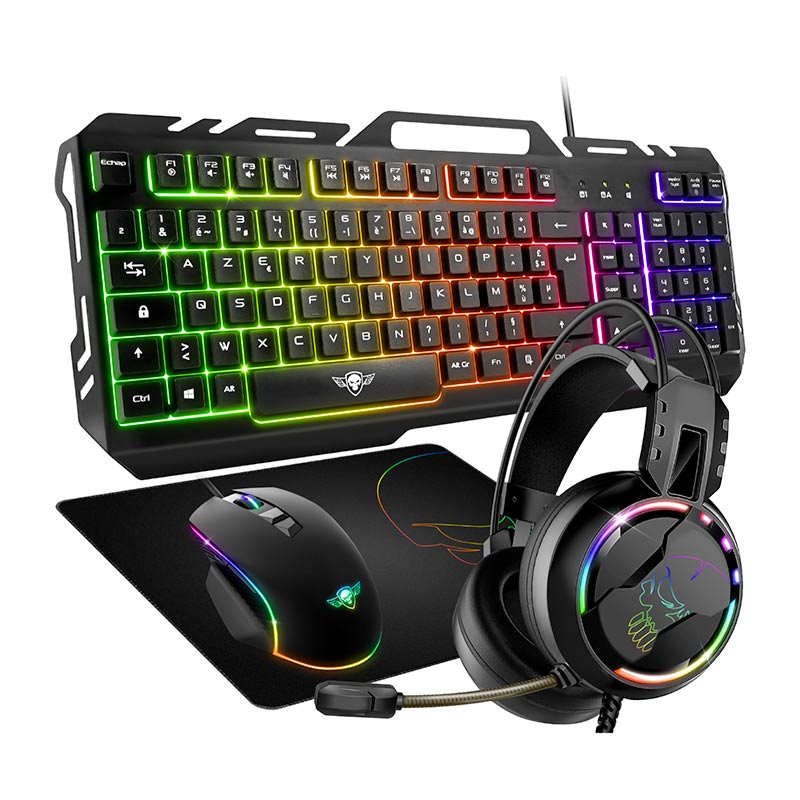 Pack Gamer Spirit Of Gamer 4 En 1 - Pro-mkh5