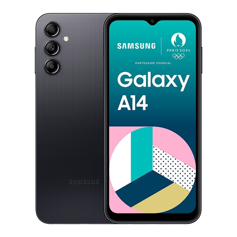 Smartphone Samsung A14 4g 64go Noir