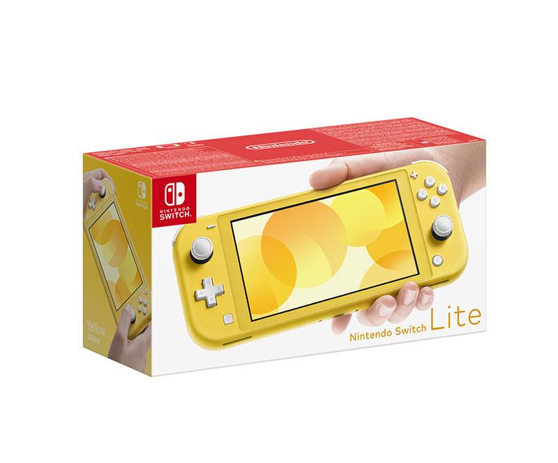 Console Nintendo Switch Lite Jaune Reconditionnee Grade A+