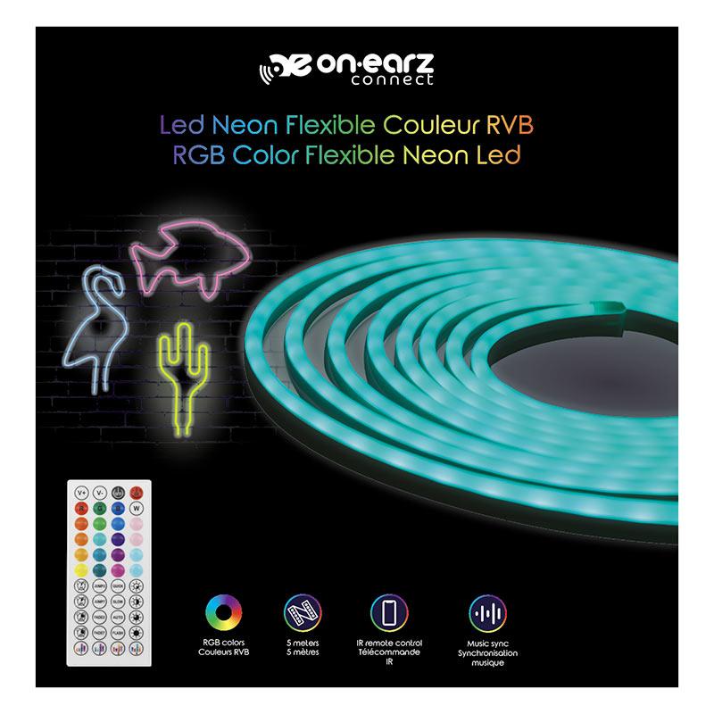 Jeu De Lumiere On.earz Neon Led 5m Avec Telecommande