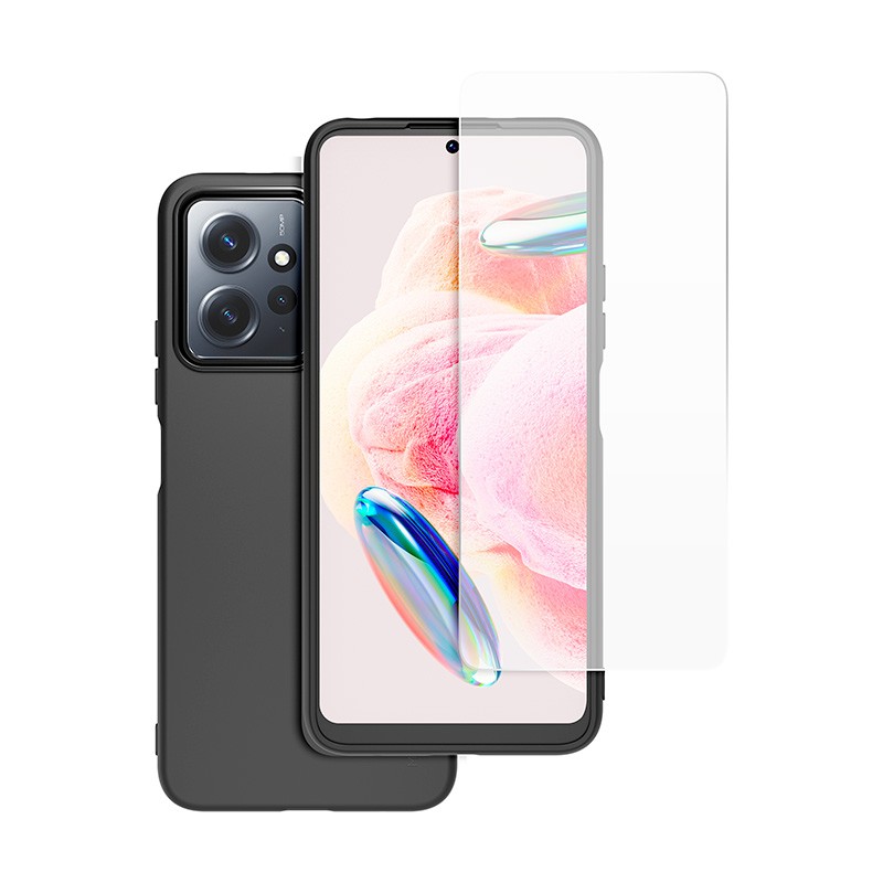 Pack Coque + Verre Trempe Redmi Note 12