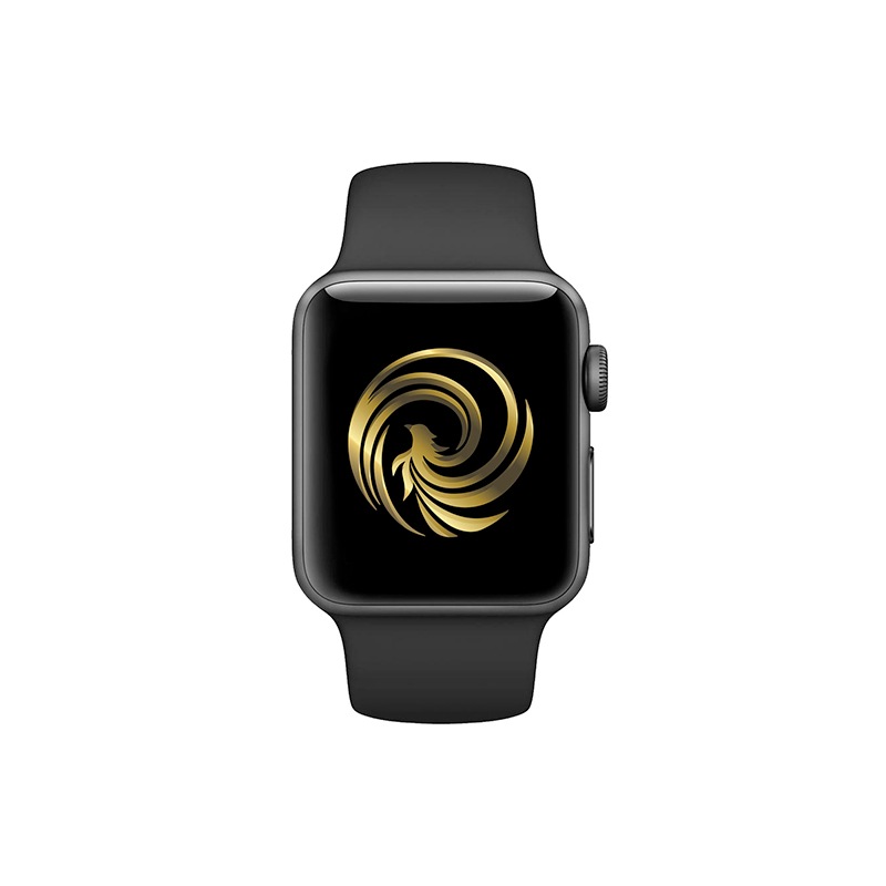 Montre Connectee Apple Watch Serie 3 38 Mm Noir Reconditionnee Grade A+